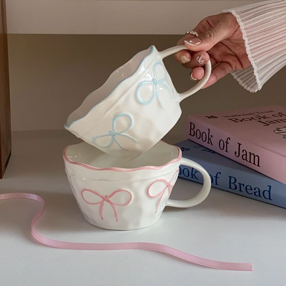 Coquette Aesthetic Bows Tea Cup