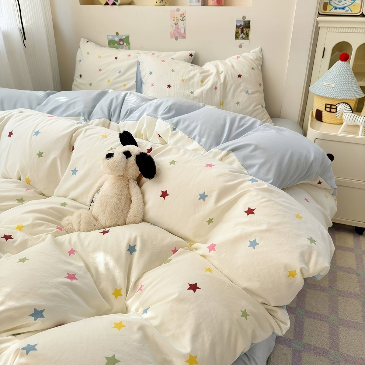 Kawaii Stars Bedding Set