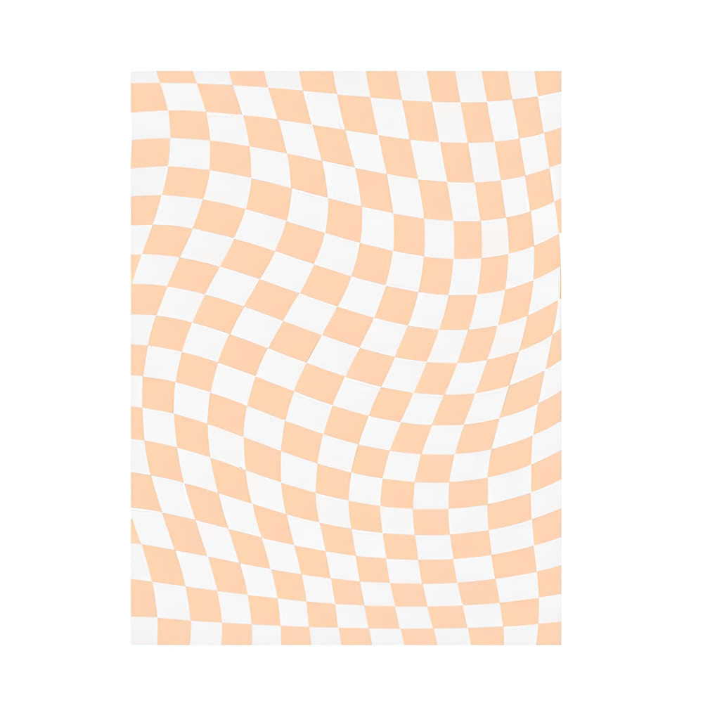 Pastel Curvy Checker Carpet checkered SUB CATEGORY_Rugs