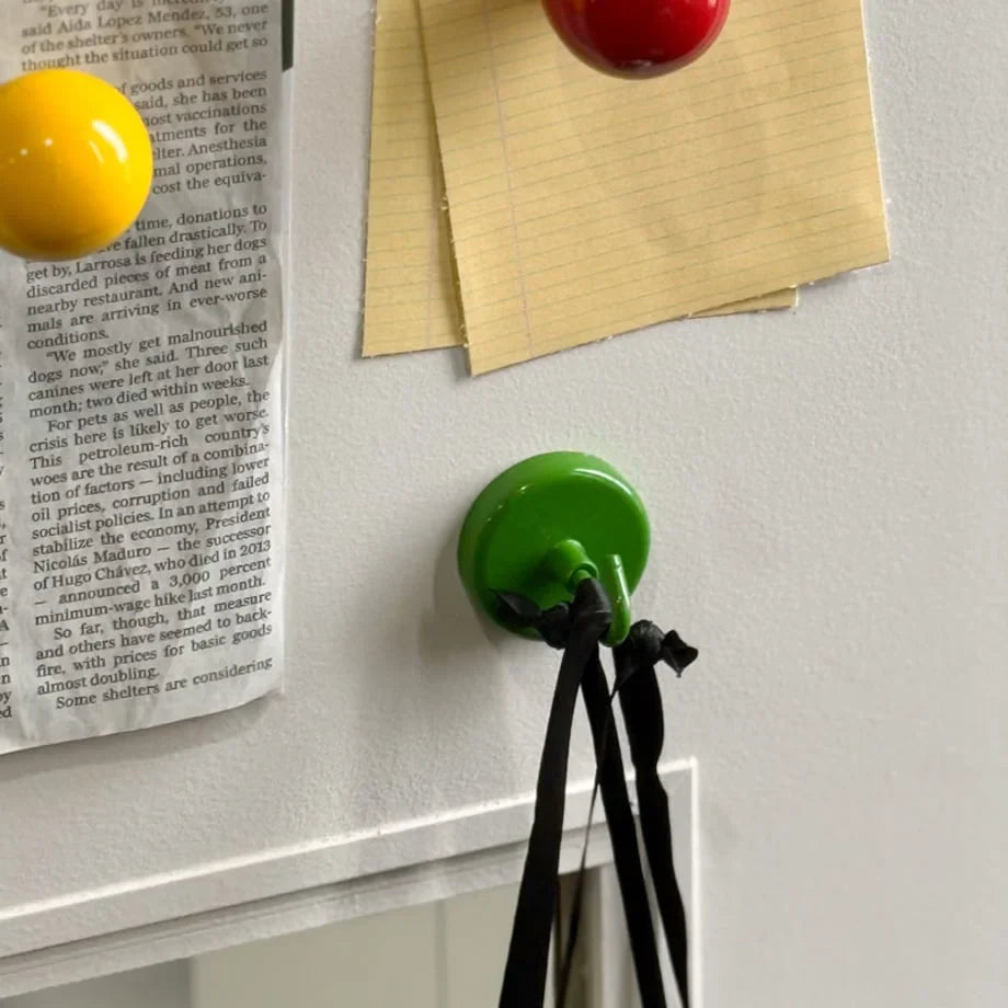 Smooth Solid Color Metal Magnetic Hooks