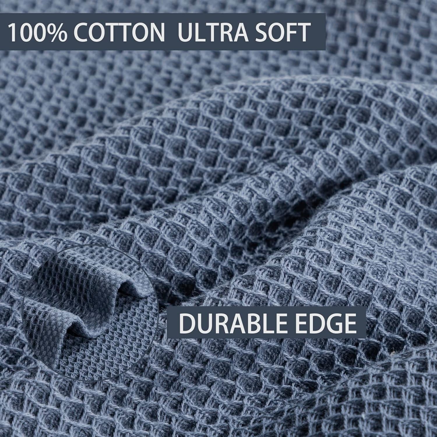 LANE LINEN 100% Cotton Kitchen Dish Cloths, Ultra Soft Absorbent Quick...