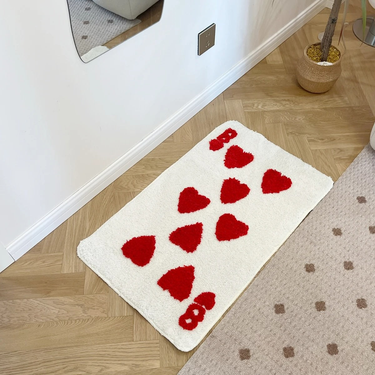 8 of Hearts Accent Rug