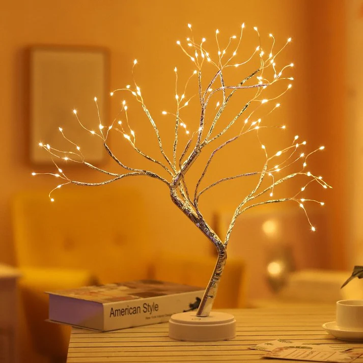 Arbre spirituel avec lumière féérique