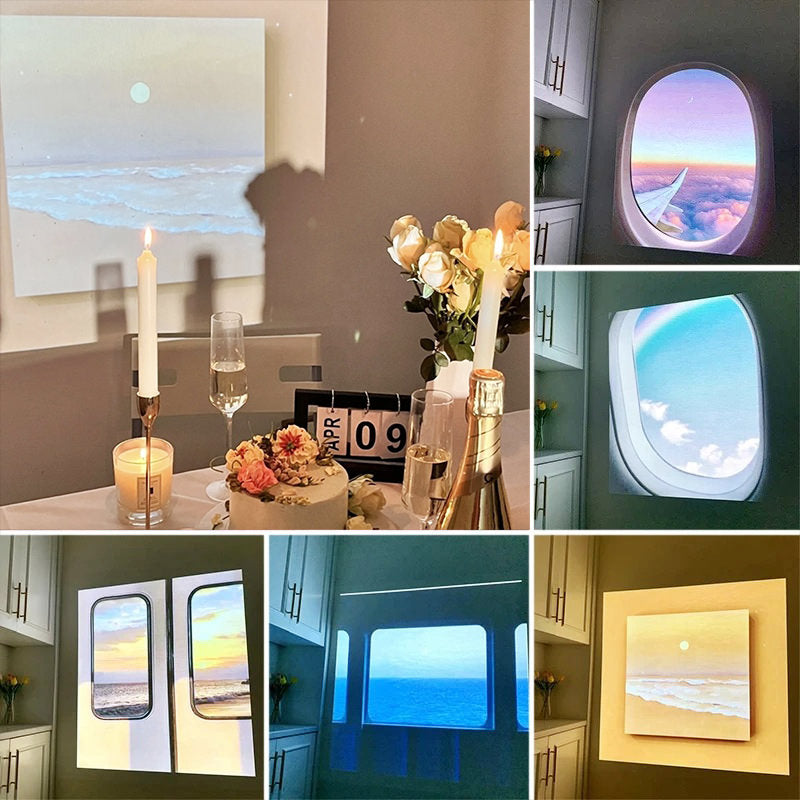 Mini-Projektor mit gefälschtem Fenster – BAJE HOME