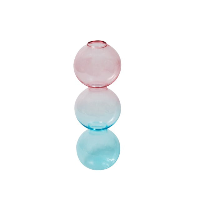 Glass Bubble Vase AESTHETIC_Danish Pastel SUB CATEGORY_Desk Accessories SUB CATEGORY_Vases