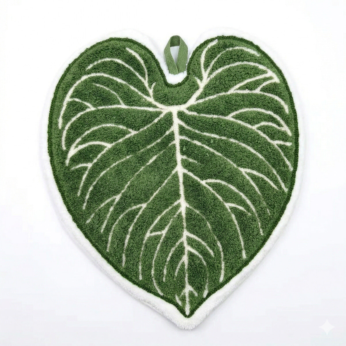 Botanical Leaf Microfiber Hand Towel