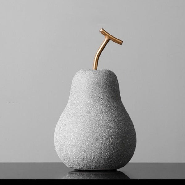 Figurine décorative en céramique représentant un fruit