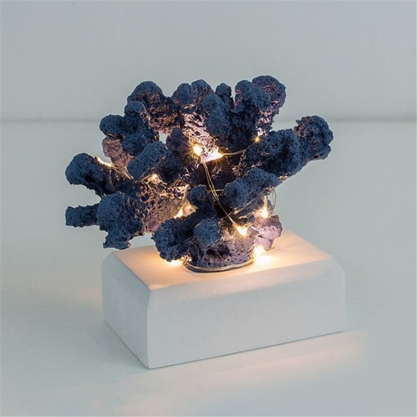 Lampe créative en résine corail