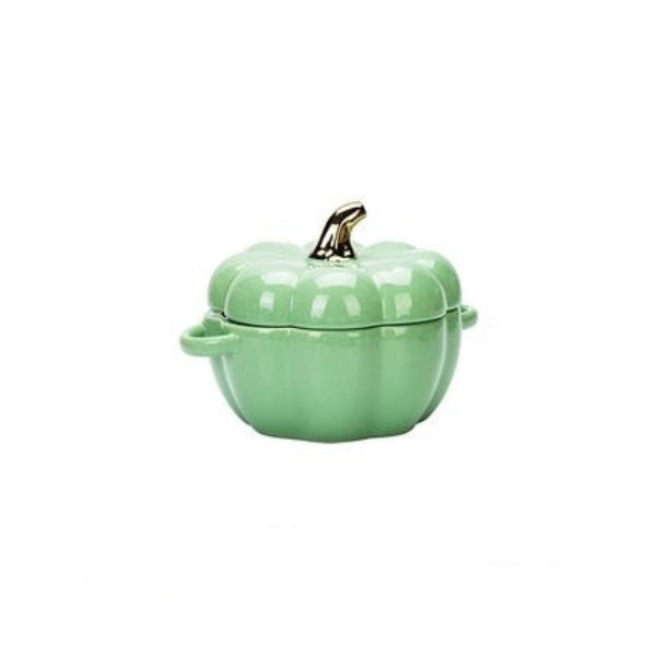 Kürbisschale aus Keramik