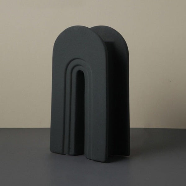 Vase à fleurs en forme d'arche nordique