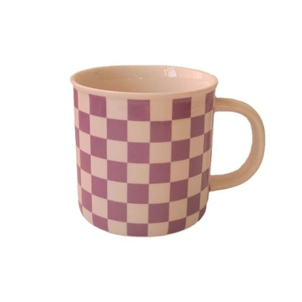 Tasse en céramique à encre éclaboussée