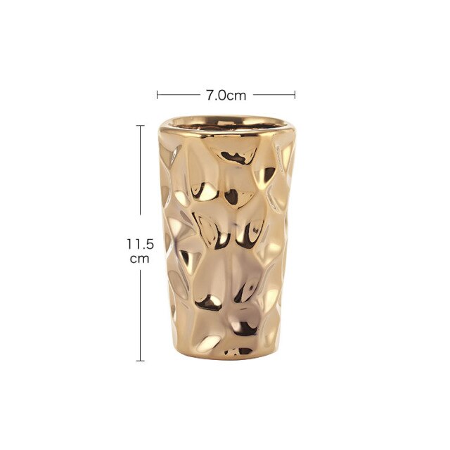 Accessoires de salle de bain de luxe en or