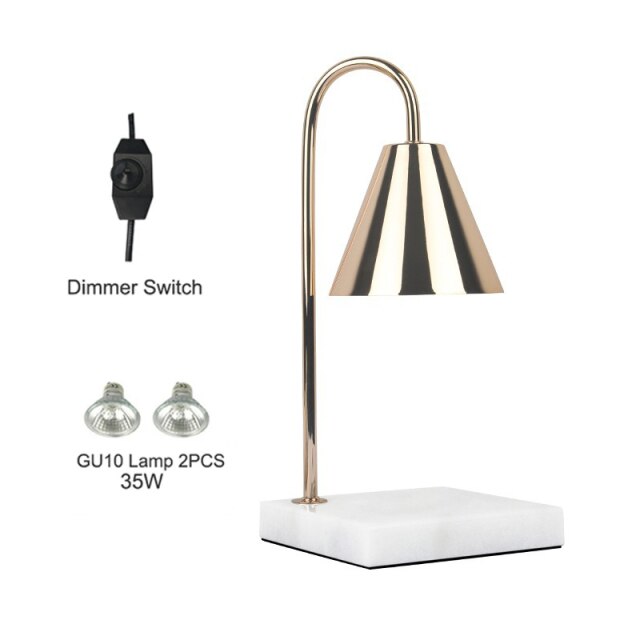 Lampe chauffe-bougie vintage