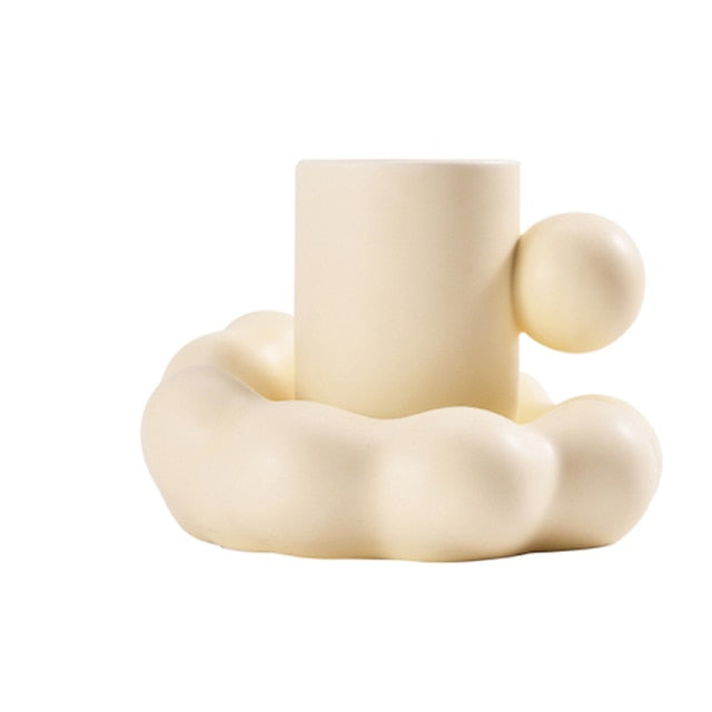 Tasse en céramique à motif nuage