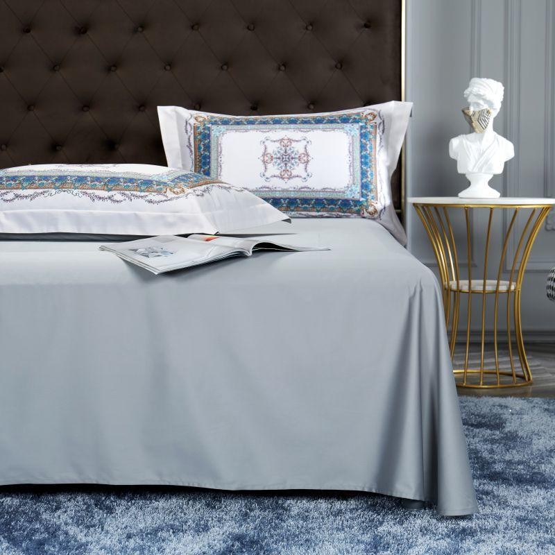 Ava Layered 3D Printed Border Egyptian Cotton Bedding Set