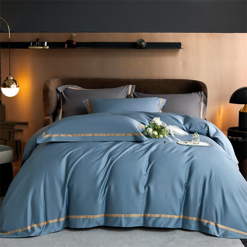 Karine Modern Seamless Solid Egyptian Cotton Bedding Set