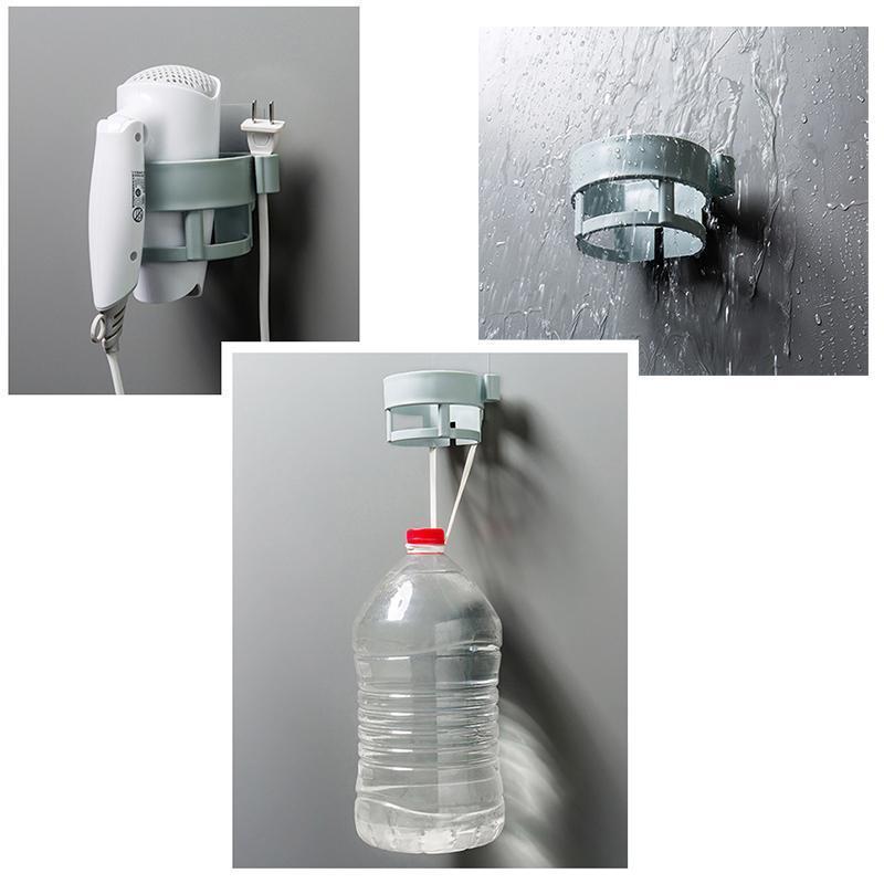 Hair dryer rack bathroom