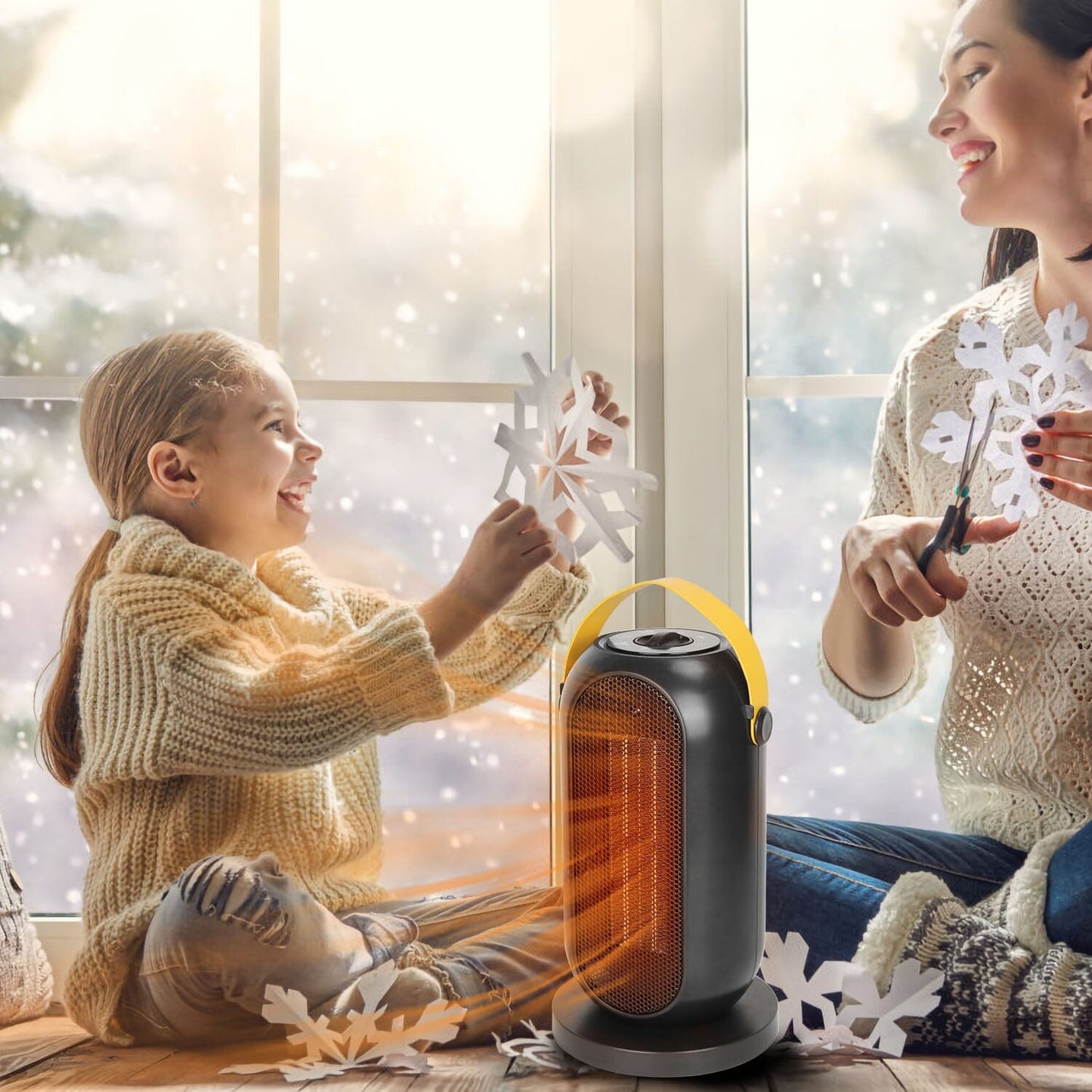 1200W Portable Electric Fan Heater __stock:100 Household Appliances refund_fee:1800 Warranty