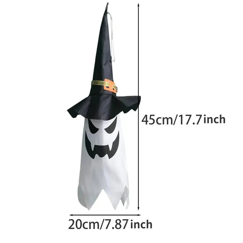 2-Piece Set: Glowing Ghost Witch Hat Halloween Decorations __stock:200 Holiday Decor & Apparel refund_fee:800