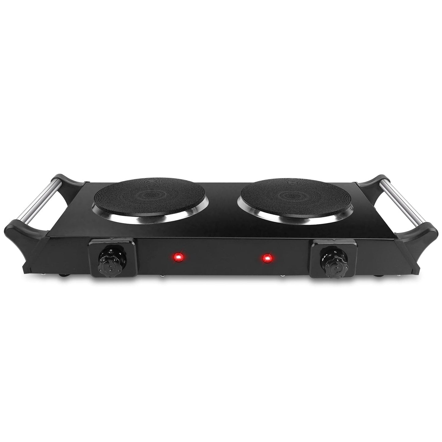 2000W Electric Burner Portable Coil Heating Hot Plate Stove Countertop Black Double __stock:50 Kitchen & Dining refund_fee:1200 Warranty