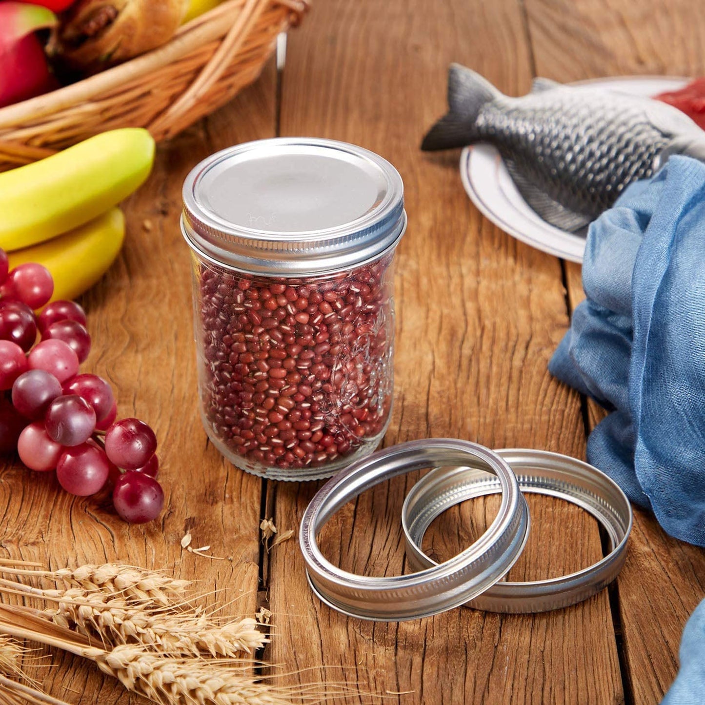 24-Piece: Regular Mouth Canning Jar __stock:100 Kitchen & Dining refund_fee:1200