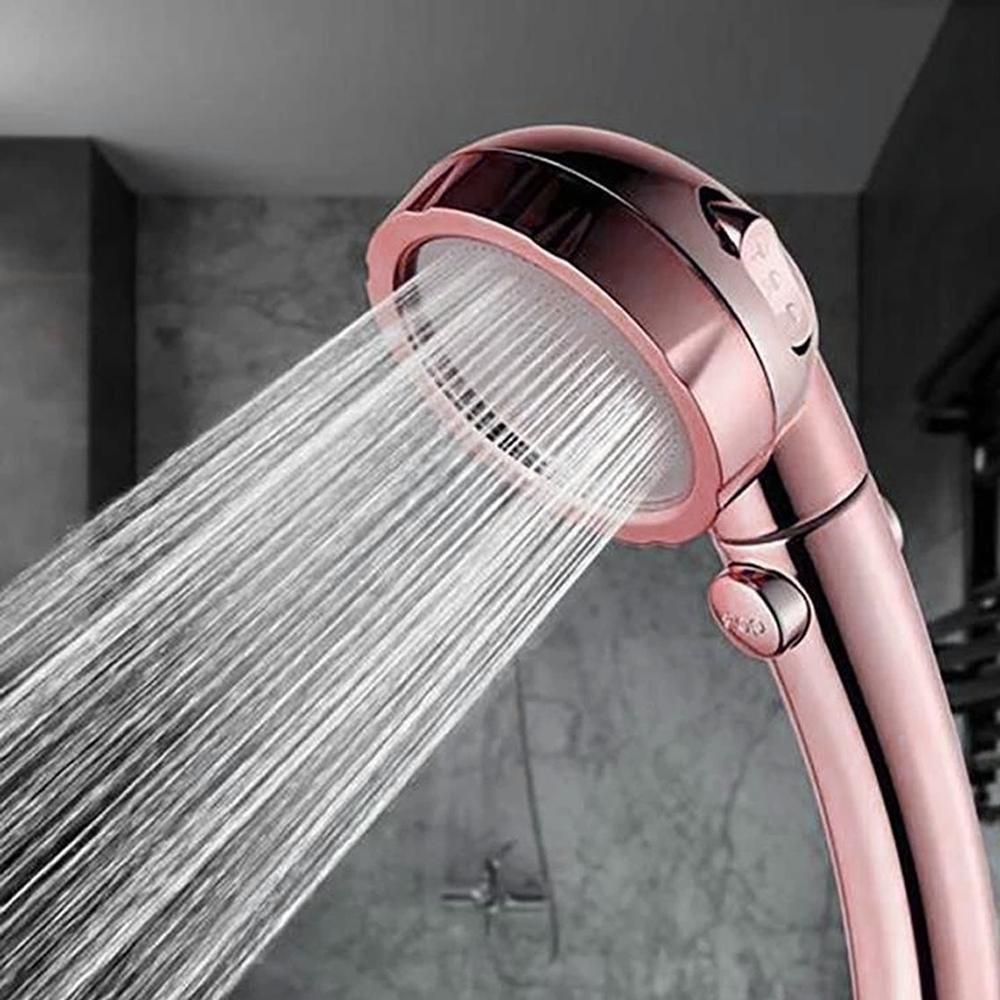 Adjustable Switch Shower Head Rose Gold bathroom