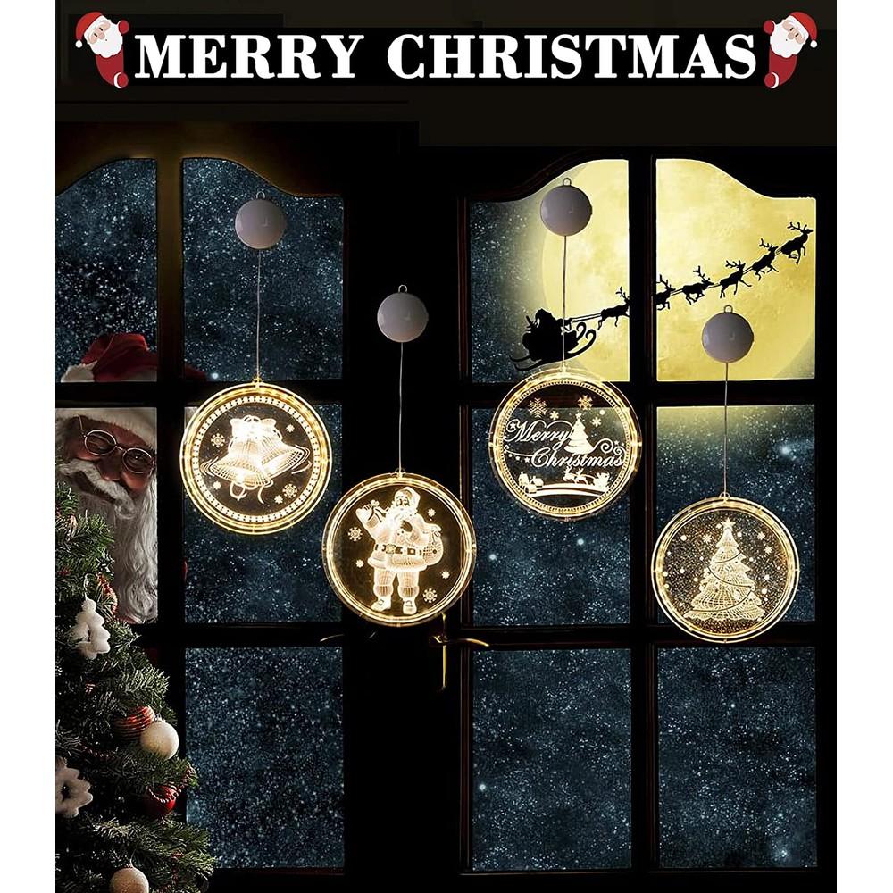 3-Pack: 3D Large Christmas LED Hanging Lights __stock:500 Holiday Decor & Apparel refund_fee:1200 Warranty