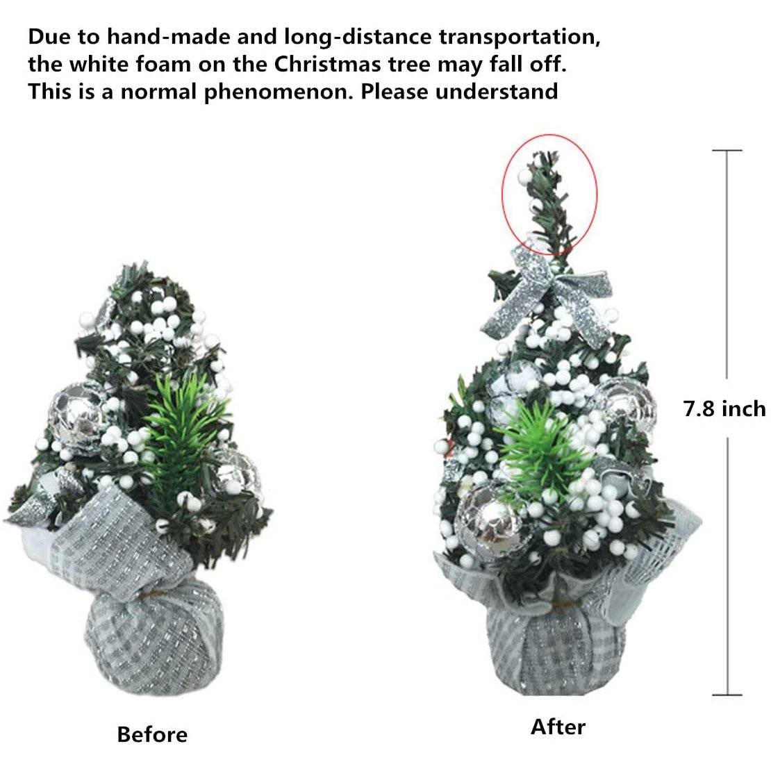 3-Pack: Tabletop Mini Christmas Tree Holiday Decor & Apparel refund_fee:800