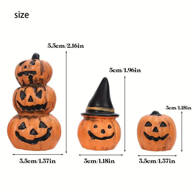 3-Piece: Halloween Pumpkin Decorations __stock:200 Holiday Decor & Apparel refund_fee:800