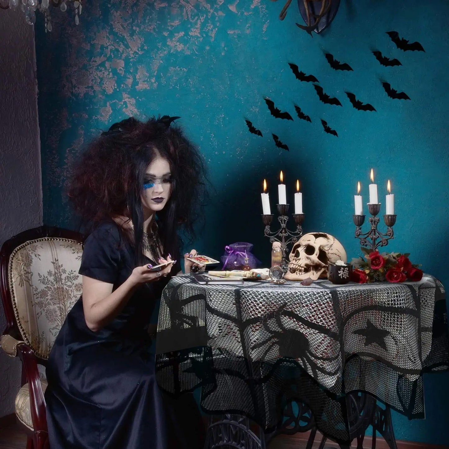 36-Piece Set: Halloween Decoration Set __stock:200 Holiday Decor & Apparel refund_fee:800