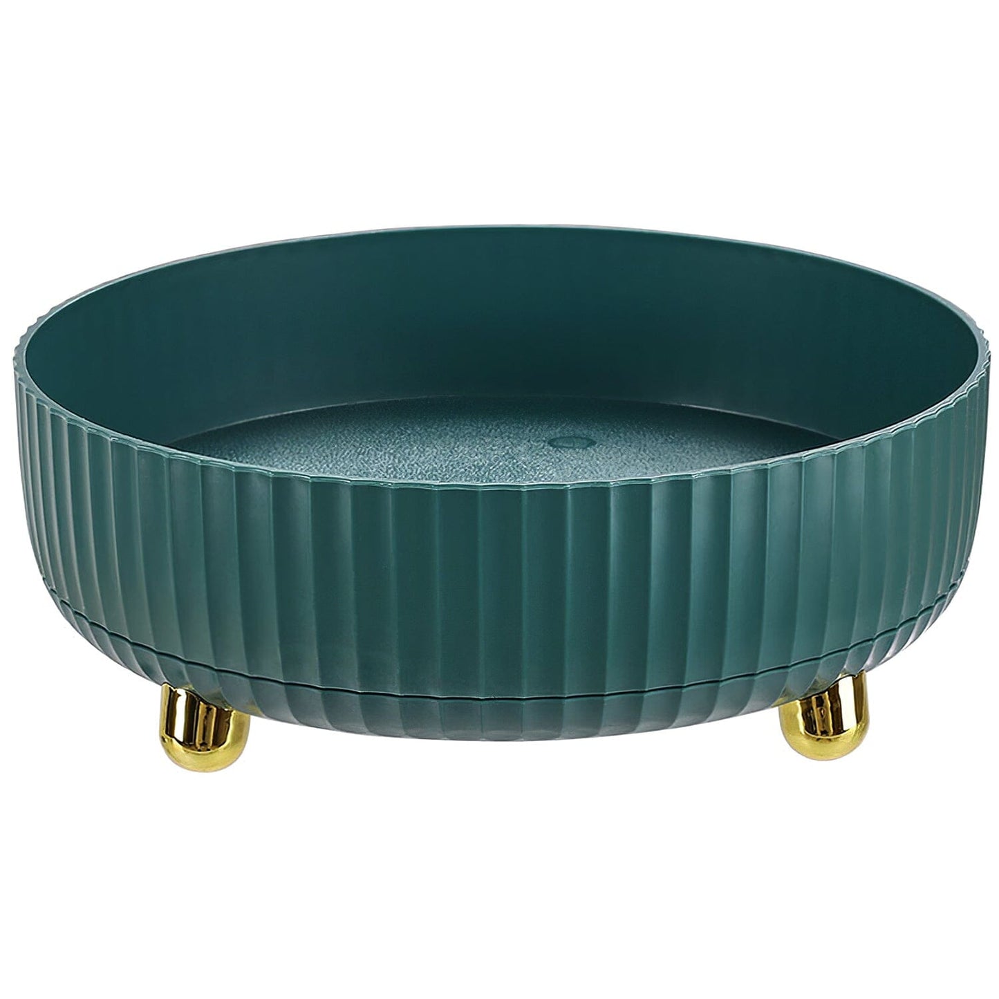 360° Spinning Perfume Cosmetic Storage Tray 22Lbs Load Green __stock:50 Closet & Storage refund_fee:1200