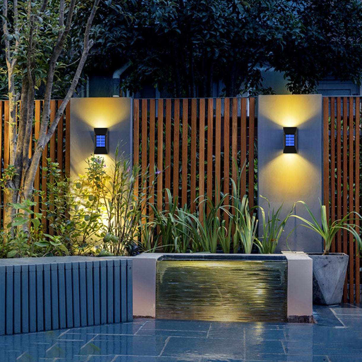 4-Pack: Solar Luminous Waterproof IP65 Outdoor Lights __stock:1000 Outdoor Lighting refund_fee:1200 Warranty