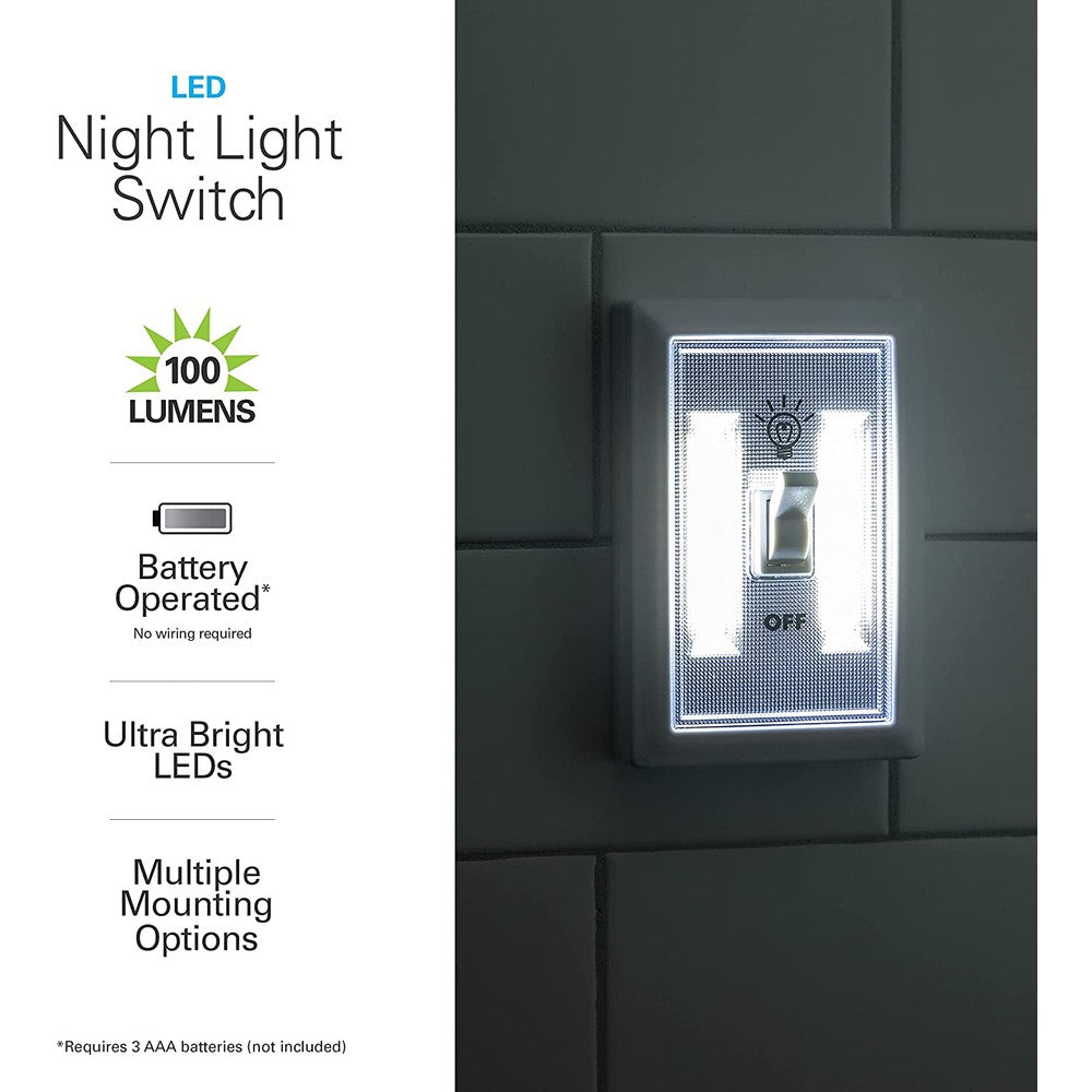 4-Pack: Stick On Wireless LED Light Switch Indoor Lighting refund_fee:1200 Warranty