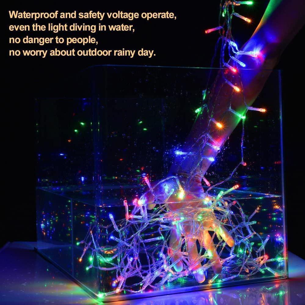 448 LED RGB Multi-color Waterproof String Fairy Curtain Lights __stock:50 Holiday refund_fee:1200 String & Fairy Lights Warranty