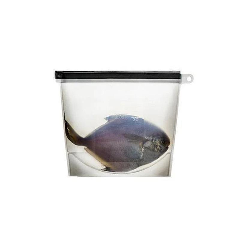 Silicone Food Storage Bags, 4 colors GRAY kitchen Kitchen & Dining