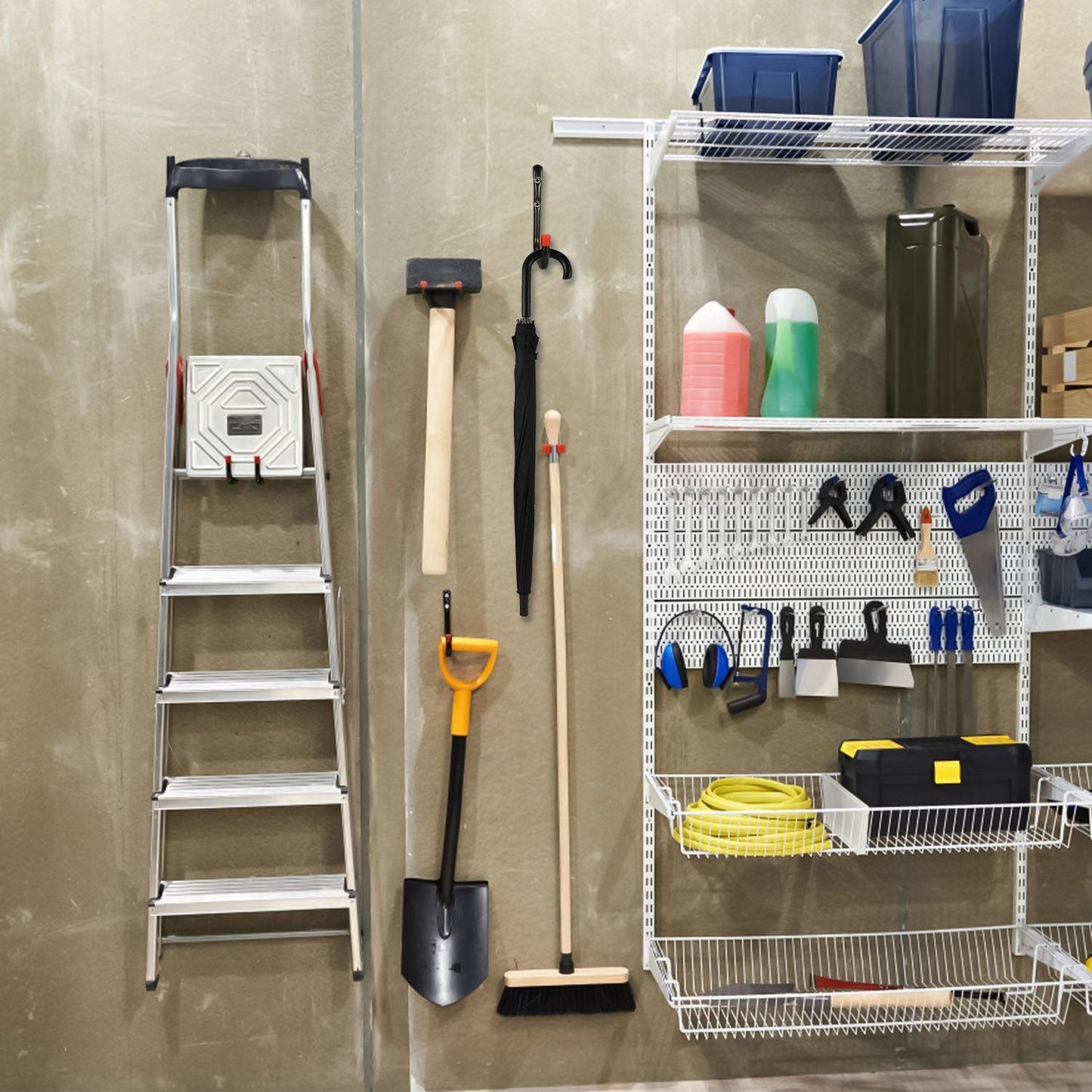 6-Pack: Garage Storage Hooks __stock:100 Closet & Storage Low stock refund_fee:1200