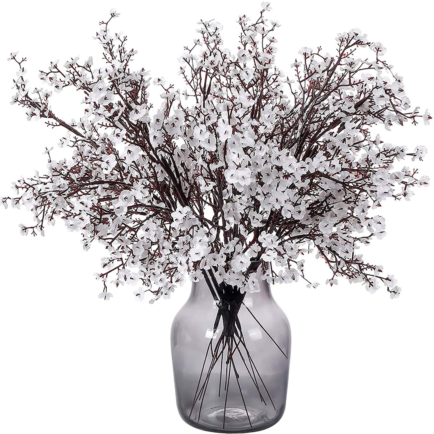 6-Piece: Baby's Breath Artificial Gypsophila Bouquet White __stock:100 Furniture and Décor refund_fee:800