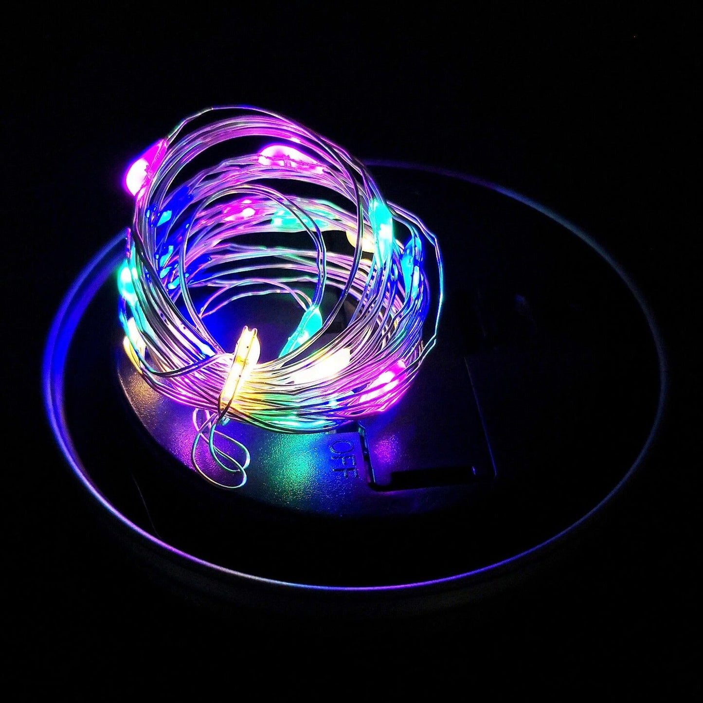 6-Pieces: Solar Powered Mason Jar Lid Lights 20 LEDs Multicolor __stock:50 refund_fee:1200 String & Fairy Lights Warranty