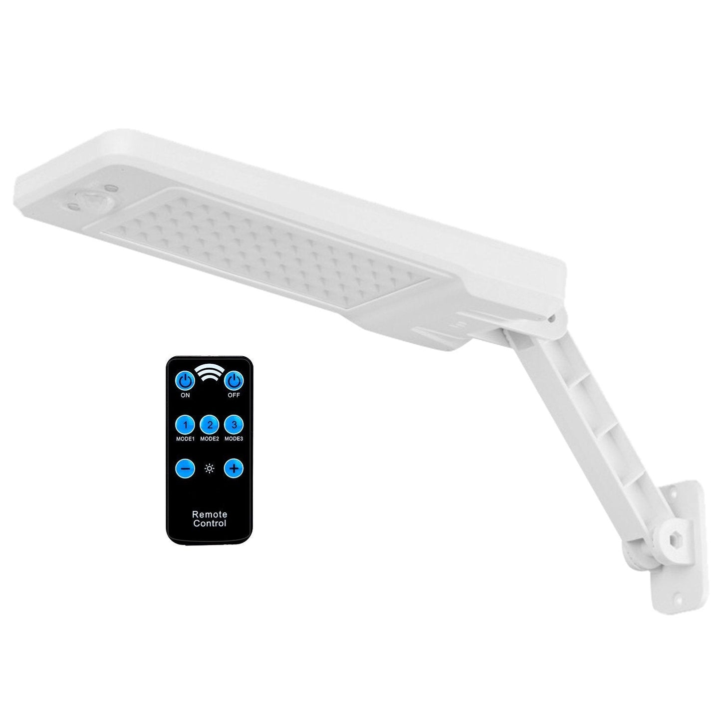 60LEDs Solar PIR Motion Sensor Remote Control Wireless Lamp White __stock:50 Outdoor Lighting refund_fee:1200 Warranty