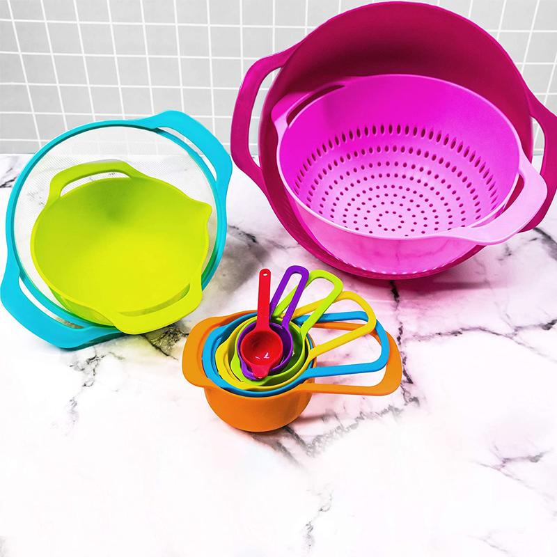 10-piece rainbow bowl kitchen Kitchen & Dining