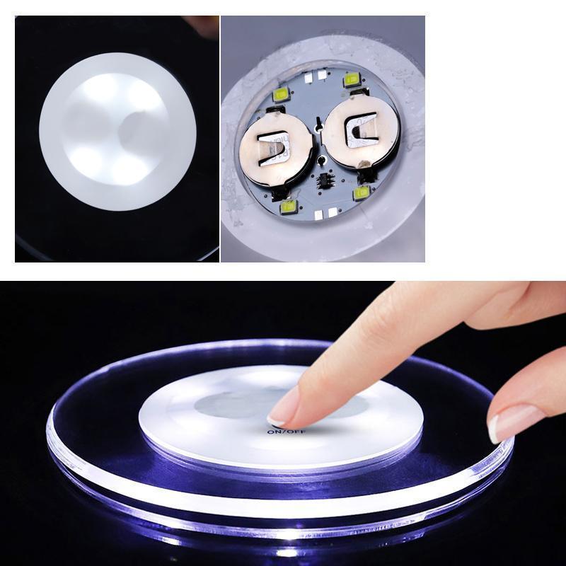 Acrylic LED Light Up Coasters kitchen Kitchen & Dining