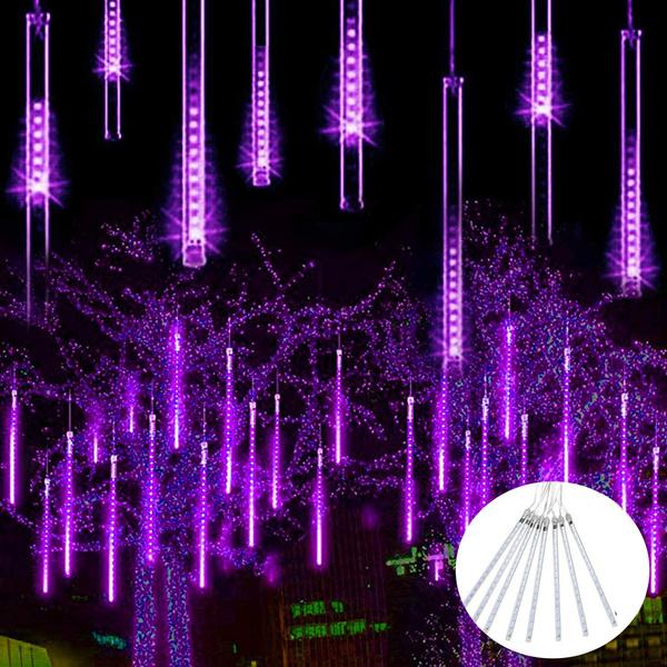 8-Pieces: Waterproof LED Meteor Shower Rain Lights __stock:500 refund_fee:800 show-color-swatches String & Fairy Lights Warranty