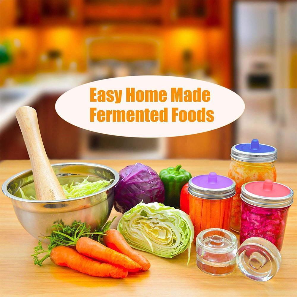 Silicone Sealing Covers for Mason Jar (6 PCs) kitchen Kitchen & Dining storage