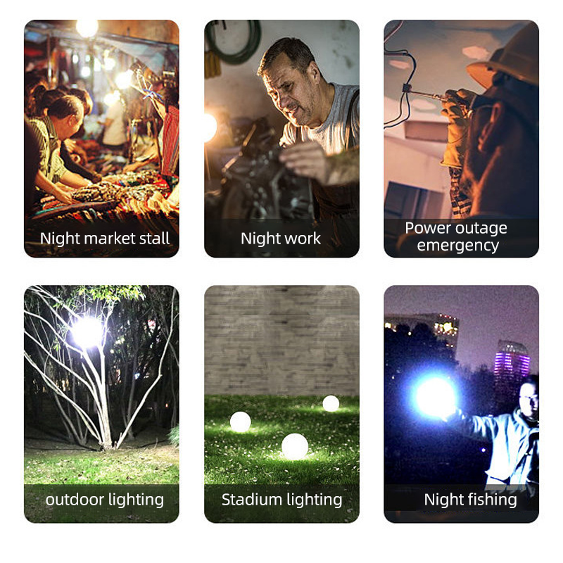 LED Solar Folding Football Light decoration Garden & Patio