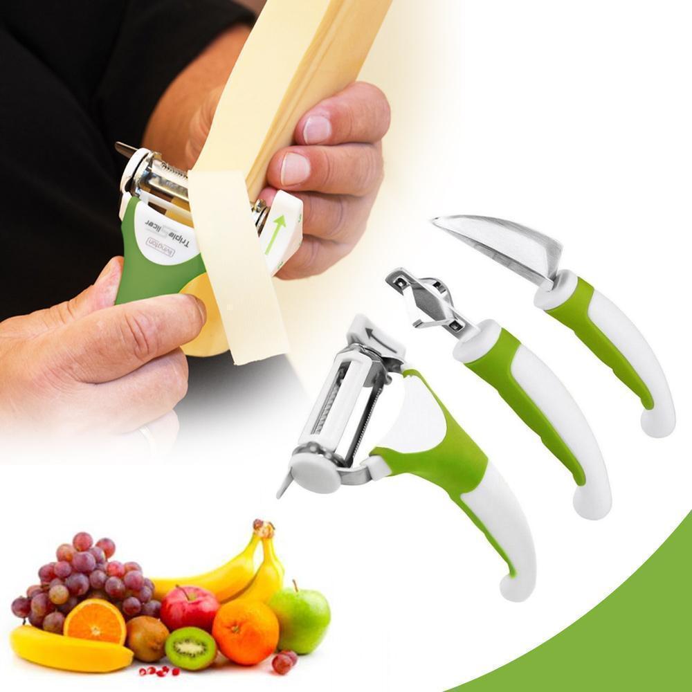 Multi-functional Triple Slicer (3 Piece Set) kitchen Kitchen & Dining