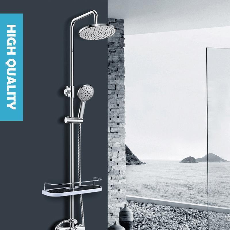 Multifunctional Shower Lift Bar Storage Rack bathroom storage