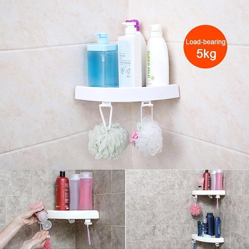 Multi-functional Corner Shelf No Screws bathroom