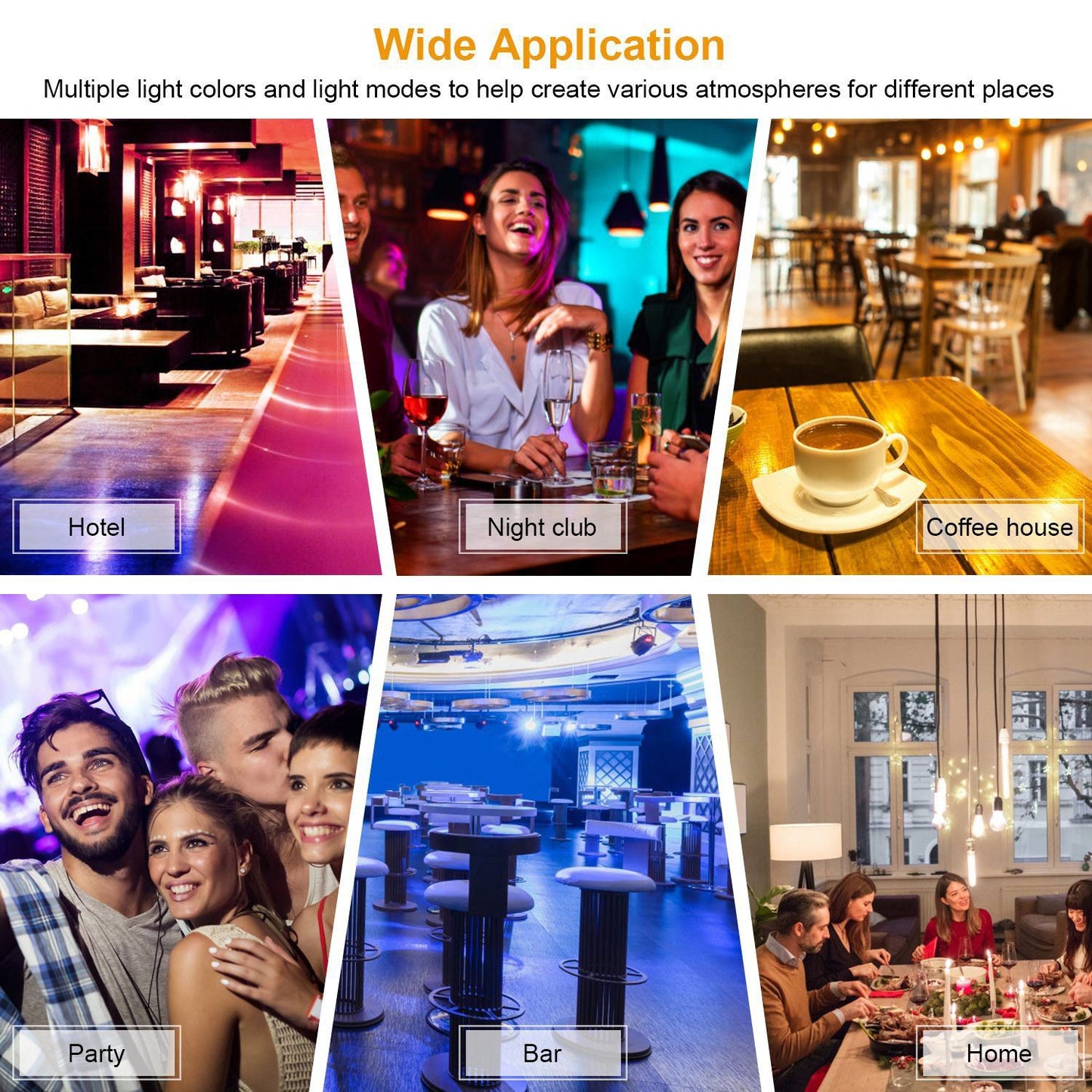 9W LED Light Bulb E27 RGB Lamp __stock:450 Indoor Lighting refund_fee:800 Warranty