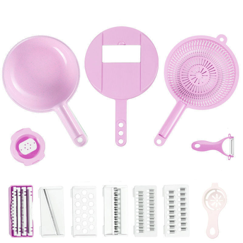 🍝12-In-1 Multi-Function Food Chopper🔥🔥 Pink kitchen Kitchen & Dining