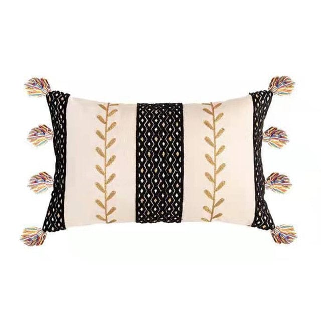 Textured-Tassel Pillowcase